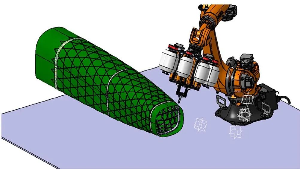 低成本、高效率地制造航天用CFRP Anisogrid结构