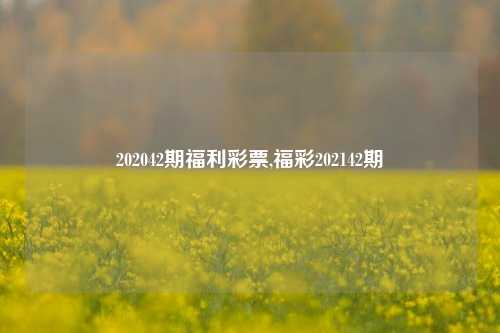 202042期福利彩票,福彩202142期