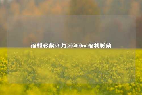 福利彩票591万,505000cm福利彩票