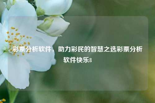 彩票分析软件，助力彩民的智慧之选彩票分析软件快乐8