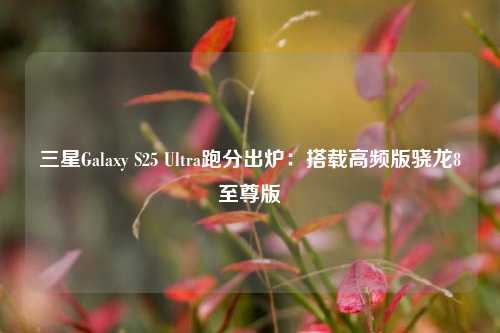 三星Galaxy S25 Ultra跑分出炉：搭载高频版骁龙8至尊版