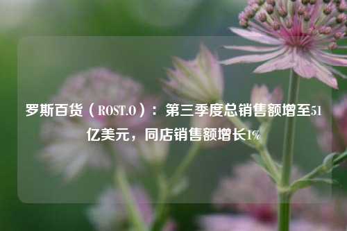 罗斯百货（ROST.O）：第三季度总销售额增至51亿美元，同店销售额增长1%