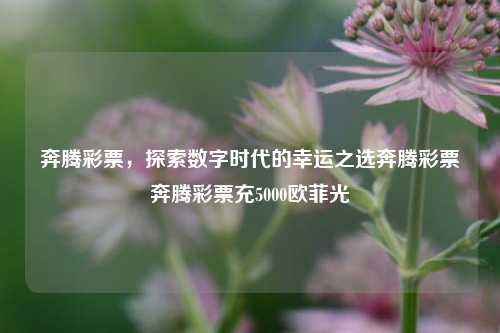 奔腾彩票，探索数字时代的幸运之选