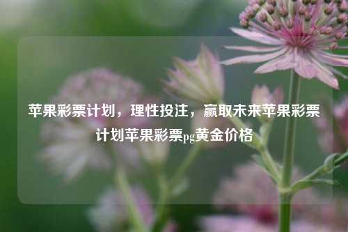 苹果彩票计划理性投注赢取未来